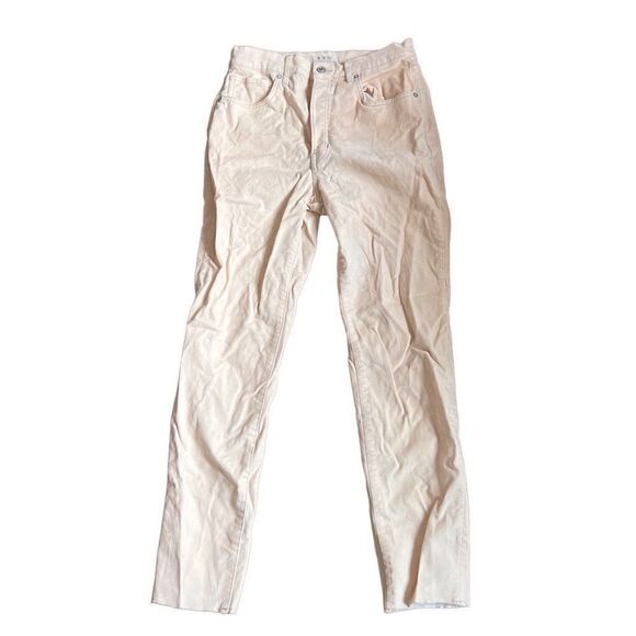 We the free free people suede cream pants size - Picture 1 of 4